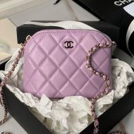 Chanel AP4000 Clutch with Chain in Lambskin Purple