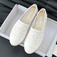 Chanel Espadrilles Women Raffia and Lambskin Beige