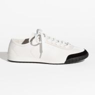 Chanel G45714 Low-Top Sneakers with Chanel Print Women Calfskin and Suede White